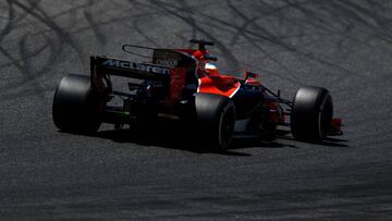 Fernando Alonso con el McLaren.