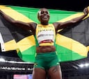 Elaine Thompson es la 'mujer relámpago' de Jamaica