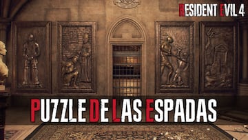 resident evil 4 remake puzzle espadas castillo capitulo 7