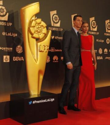 Cristiano Ronaldo, en la Gala que fue condecorado como el mejor de la temporada.