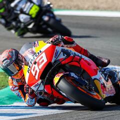 Márquez echa pie a tierra en la Q1 tras un prometedor FP4