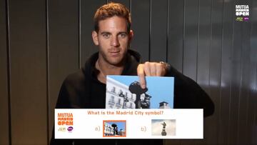 El divertido concurso que hizo Del Potro antes de regresar en el Mutua Madrid Open