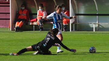 22/11/20 FUTBOL FEMENINO
PARTIDO PRIMERA IBERDROLA
LOGROÑO - ESPANYOL
GOL ANAIR LOMBA, LOMBI