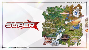 This is what the map of the new season of Fortnite looks like: all the changes in Chapter 6 Season 3