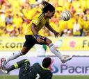 Falcao cumplió con Colombia ante una Uruguay sin alma