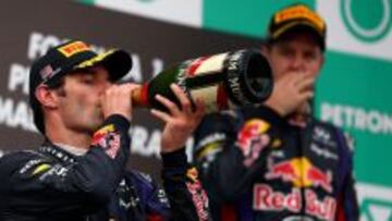 Mark Webber, en Sepang.