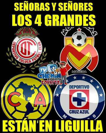 América ganó y Cruz Azul se lleva el bullying de los memes