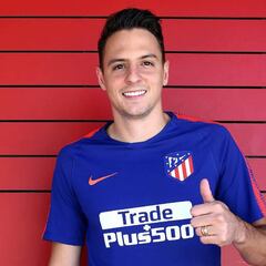 Arias ya entrena con el Atlético