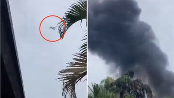 Un testigo graba cómo se estrella un avión en Brasil con 62 pasajeros