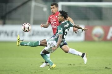 Gran partido de Yerry Mina en la Copa Libertadores 