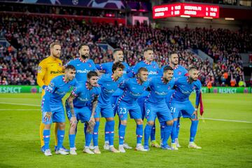 Equipo del Atlético de Madrid.