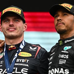 How did Max Verstappen react to the news that Lewis Hamilton is going to Ferrari?