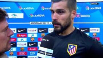 Moyá: "Nuestro primer tiempo nos ha costado el partido"