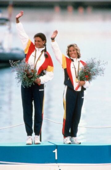 En Vela triunfamos. Al igual que se llevarían el oro Calafat y Sánchez Luna, también lo hicieron Patricia Guerra y Theresa Zabell. 