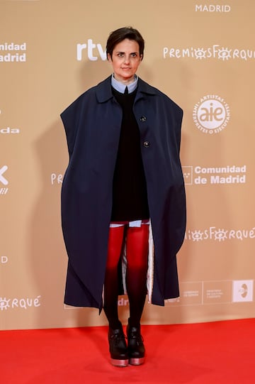 La realizadora Blanca Torres posa en la alfombra roja de la 30 edici¨®n de los Premios Jos¨¦ Mar¨ªa Forqu¨¦, en el Palacio Municipal de IFEMA.