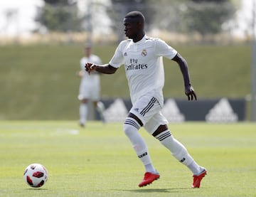 El debut de Vinícius Júnior con el Castilla en imágenes