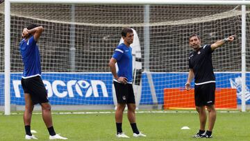 El entrenador de la Real Sociedad, Asier Garitano.