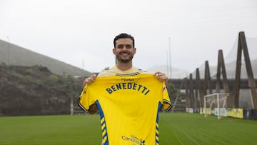 Benedetti: “Tenía la ilusión de venir a Europa y Las Palmas me abrió las puertas”