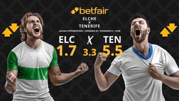 Elche CF vs. CD Tenerife: horario, dónde ver, pronósticos y clasificación