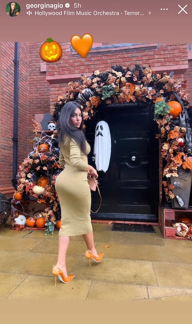 Así se prepara Georgina Rodríguez para la noche de Halloween