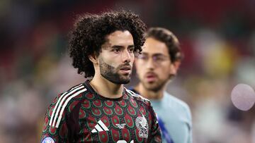 GLENDALE, ARIZONA - JUNE 30: Cesar Huerta of Mexico leaves the field after the CONMEBOL Copa America 2024 Group D match between Mexico and Ecuador at State Farm Stadium on June 30, 2024 in Glendale, Arizona. Omar Vega/Getty Images/AFP (Photo by Omar Vega / GETTY IMAGES NORTH AMERICA / Getty Images via AFP)