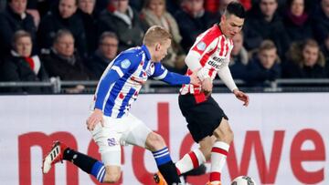 Chucky Lozano ve la roja y el PSV deja ir la victoria ante el Heerenveen