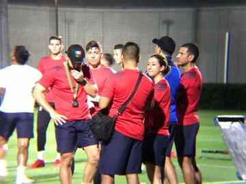 El entrenamiento del 'Tri' olímpico en Tokio