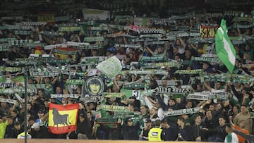 Aficionados del Betis. 