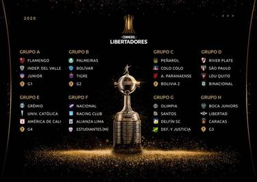Así quedó la Copa Libertadores 2020
