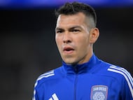 SAN DIEGO, CALIFORNIA - NOVEMBER 29: Hirving Lozano #11 of the San Diego FC looks on during warmups prior to the Audi 2025 MLS Cup western conference final match between San Diego FC and Vancouver Whitecaps FC at Snapdragon Stadium on November 29, 2025 in San Diego, California. Orlando Ramirez/Getty Images/AFP (Photo by Orlando Ramirez / GETTY IMAGES NORTH AMERICA / Getty Images via AFP)