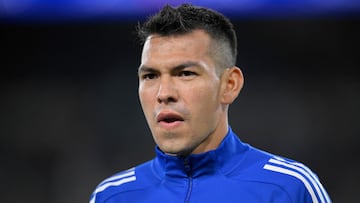 SAN DIEGO, CALIFORNIA - NOVEMBER 29: Hirving Lozano #11 of the San Diego FC looks on during warmups prior to the Audi 2025 MLS Cup western conference final match between San Diego FC and Vancouver Whitecaps FC at Snapdragon Stadium on November 29, 2025 in San Diego, California. Orlando Ramirez/Getty Images/AFP (Photo by Orlando Ramirez / GETTY IMAGES NORTH AMERICA / Getty Images via AFP)