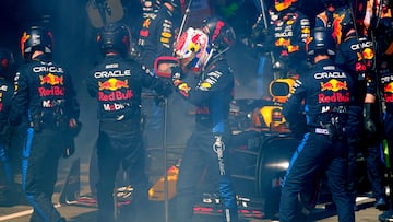 Verstappen (Red Bull RB20). Melbourne, Australia. F1 2024.