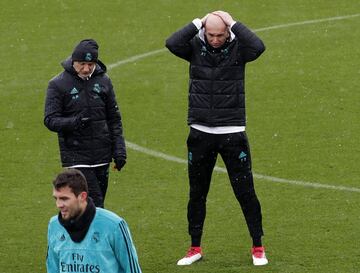 El Madrid entrena con todo esperando al Girona