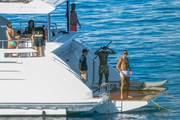 Cristiano Ronaldo y Georgina Rodríguez disfrutaron en las Islas Baleares de sus vacaciones.