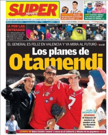 Portadas de la prensa deportiva
