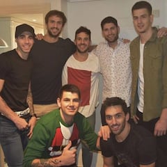 Los argentinos de la ACB celebraron la Nochebuena juntos