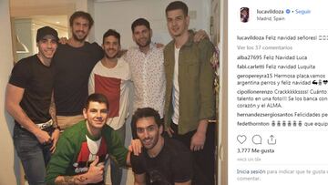 Los argentinos de la ACB celebraron la Nochebuena juntos