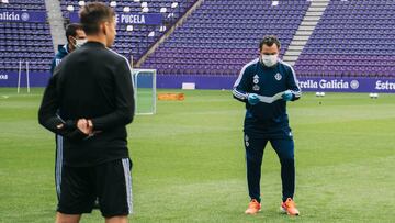 Sergio Gonz&aacute;lez, entrenador del Real Valladolid.