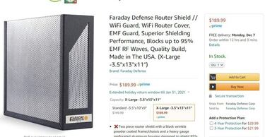 Las jaulas Faraday aumentan de precio en Amazon por el miedo al 5G