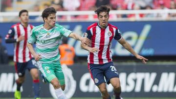 Chivas rescata agónico empate ante Santos