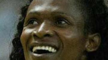 La mozambiqueña Maria Mutola, campeona mundial de 800 metros