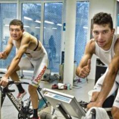 Rigo Urán y Cavendish dan la bienvenida a Fernando Gaviria