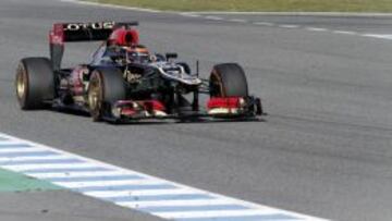Kimi Raikkonen, con el Lotus, el m&aacute;s r&aacute;pido en la &uacute;ltima jornada en Jerez.