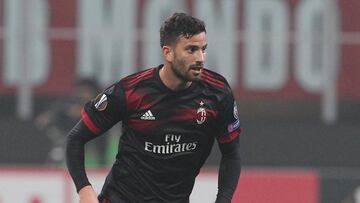 Mateo Musacchio, durante un partido con el Milan.