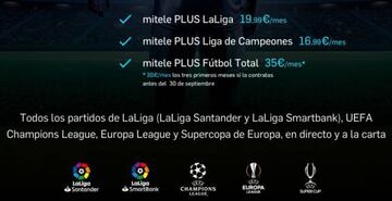 ¿Cómo ver el fútbol en TV y online? Precios, paquetes, ofertas y tarifas