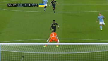 El regate de Vinicius en el 1-3 en modo Ronaldo Nazario ‘acostando’ al portero