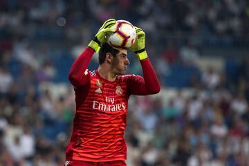 El debut de Courtois en imágenes