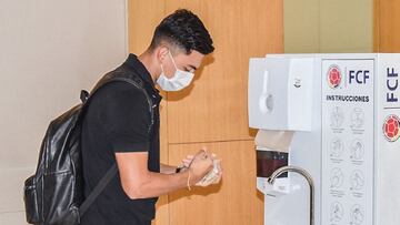 Los primeros jugadores llegan al microciclo de la Selección Colombia en Barranquilla.