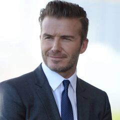 David Beckham elogia a James y Falcao en su paso por Colombia