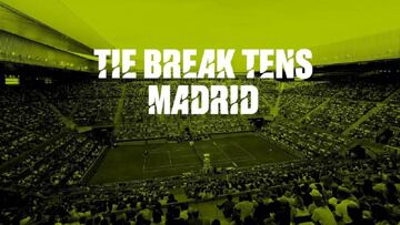 Cartel promocional del Tie Break Tens de Madrid.